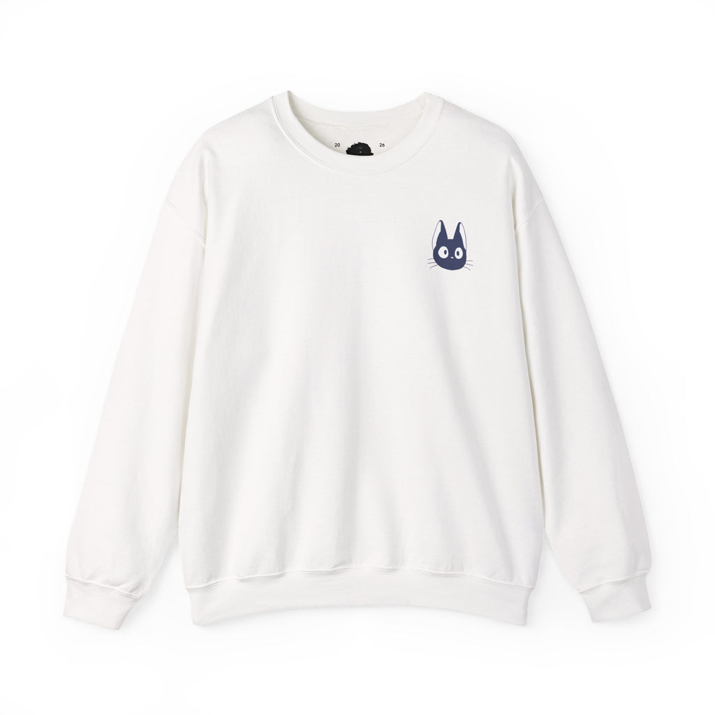 Cat Collage Crewneck - White